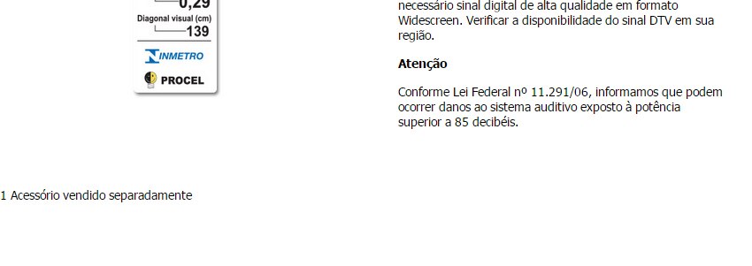 TV W805B da Sony consome menos energia