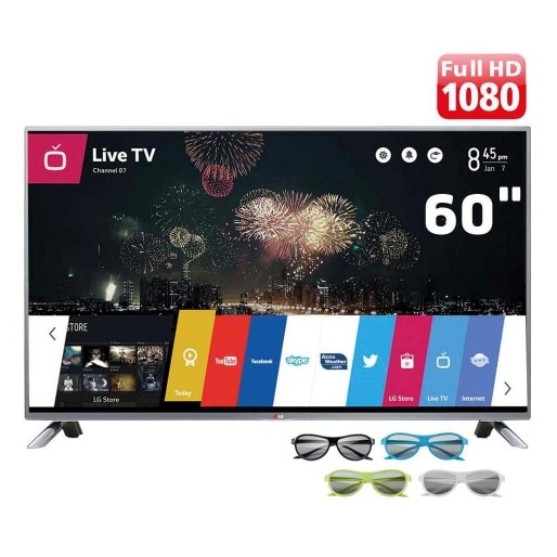 Smart TV Cinema 3D LED 60 polegadas Full HD LG 60LB6500