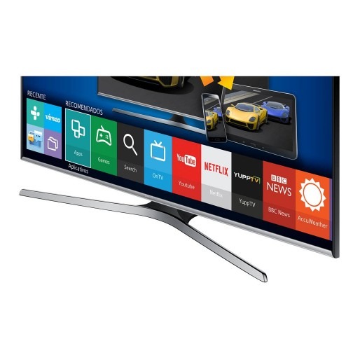O acesso online por esta TV se dá pelo Smart Hub