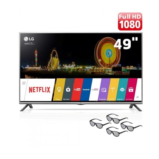 Smart TV Cinema 3D LED 49 polegadas Full HD LG 49LF6400 