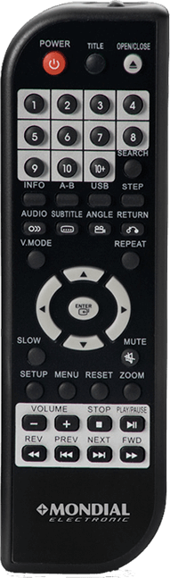 DVD Player Mondial D21 karaokê microfone