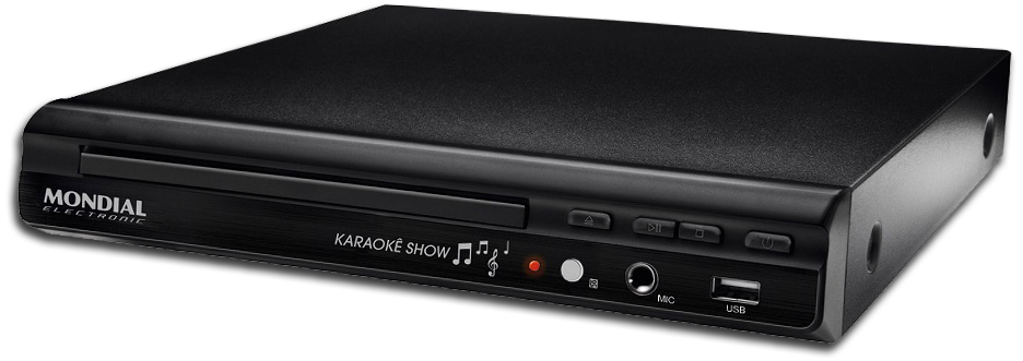 DVD Player Mondial D-20 função karaokê