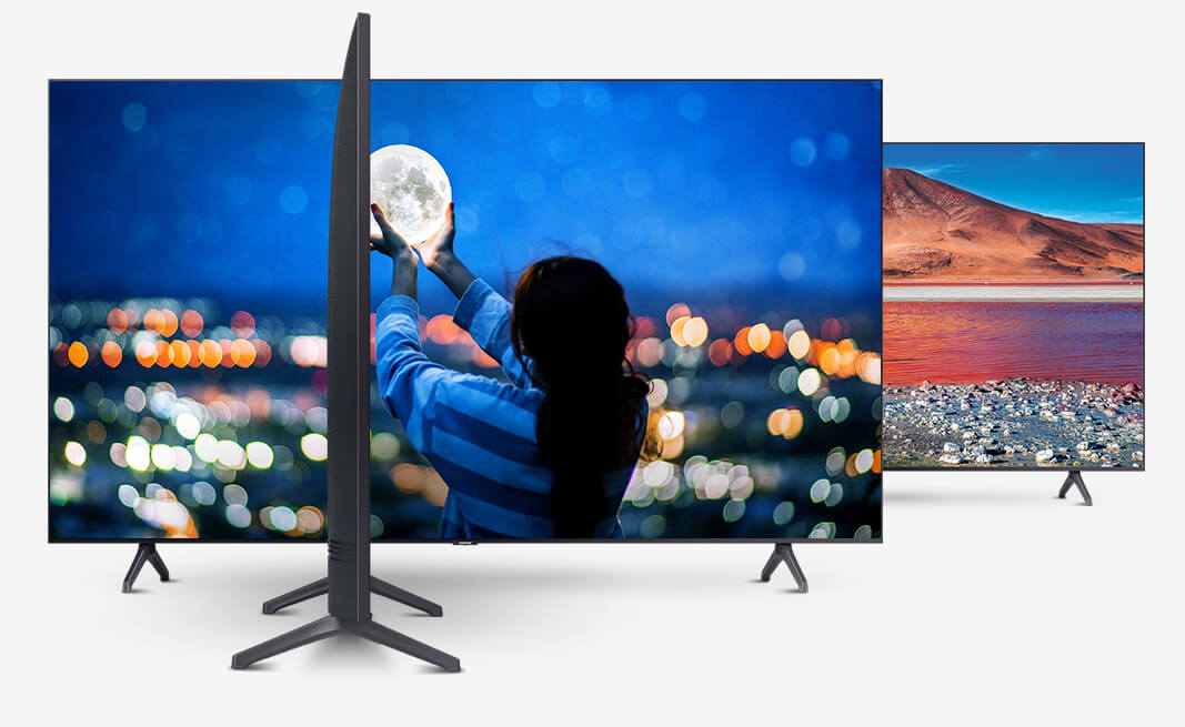 Smart Tv Led 50 Uhd 4k Samsung 50tu7000 Crystal Uhd Hdr Borda Infinita Controle Remoto Unico Bluetooth Visual Livre De Cabos 2020 Tv 4k Casas Bahia 14874116