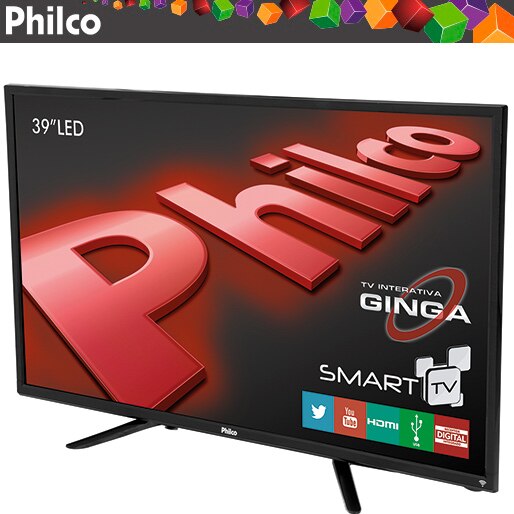 Smart TV Philco LED 39 Wi-Fi Ginga