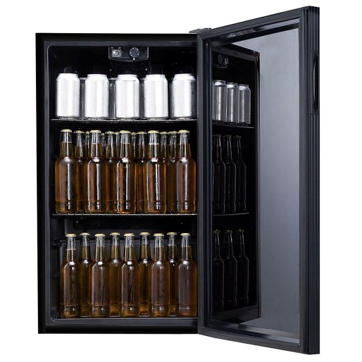 Cervejeira com luz interna