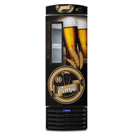 cervejeira vertical metalfrio porta com visor
