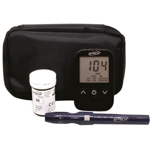 kit medidor glicose g-tech free lite fast draw