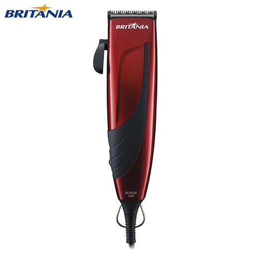 Cortador de Cabelo Britânia BCR05V botão liga desliga