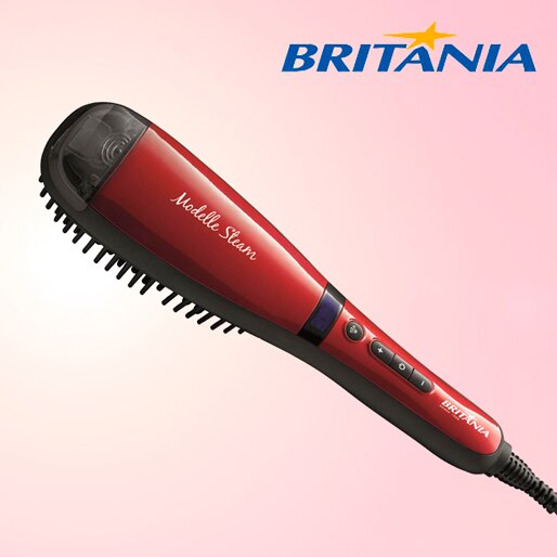 escova modeladora britânia modelle steam bec01 bivolt