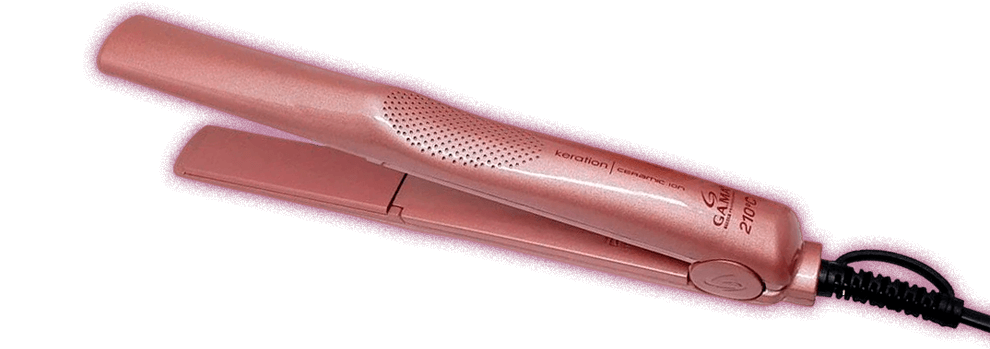Chapinha/Prancha GA.MA Italy Keration Ceramic Íon Rosé