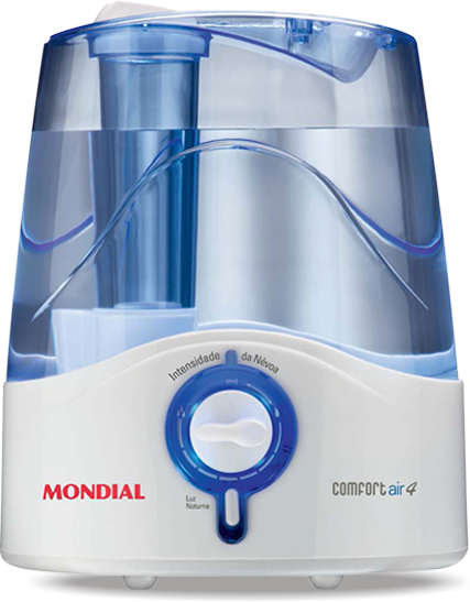 Umidificador Ultrassônico Mondial Comfort Air 4 Branco Azul