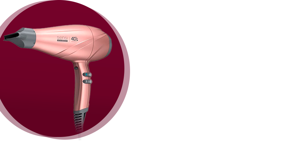 Secador Cabelos GAMA Italy 4D Sensi potência