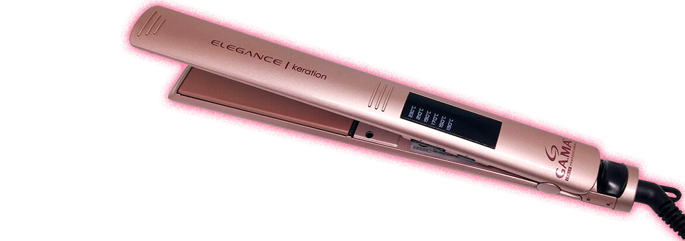 Chapinha Prancha GA.MA Italy Elegance LED Keration Pro Prata