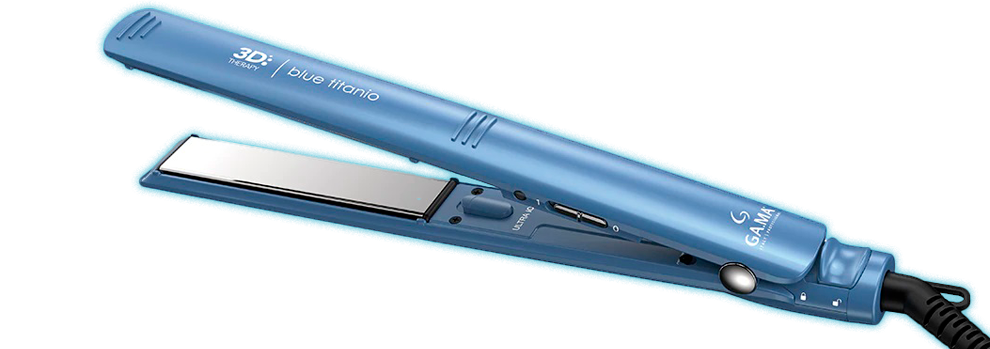 Chapinha Prancha GA.MA Italy Elegance Blue Titanio