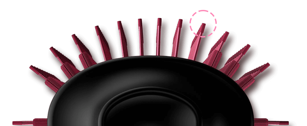 Escova Secadora GAMA Italy Brush 3D cerdas cabo