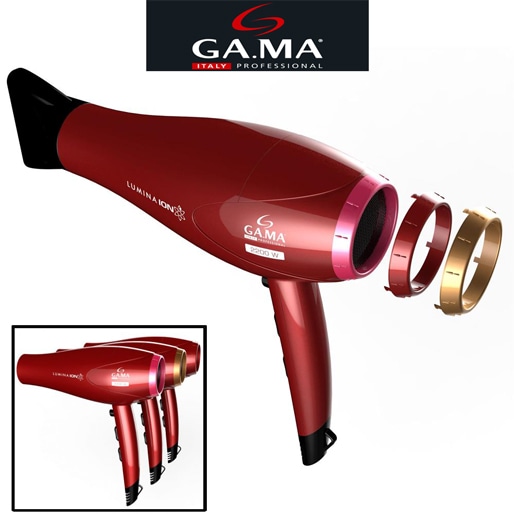 secador gama italy lumina ion porta filtros