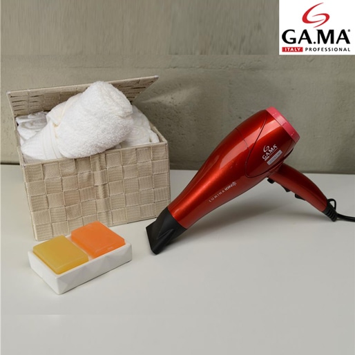 secador cabelos gama italy lumina vermelho