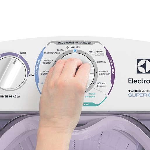 Lavadora de Roupas Electrolux LT08E Reutilização Hídrico