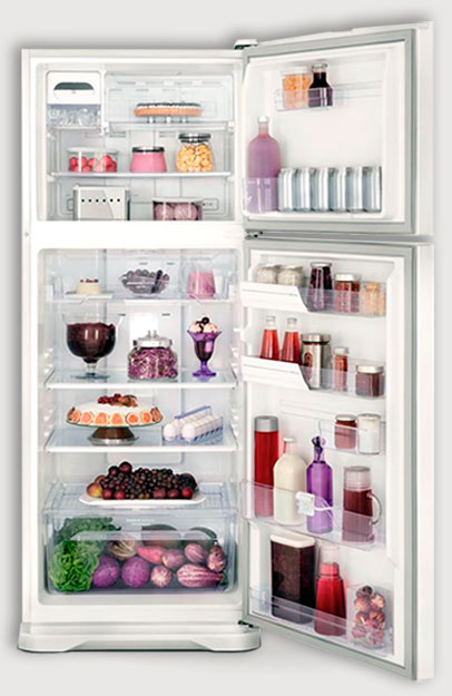 espaço interno do Refrigerador Electrolux Frost Free TF51