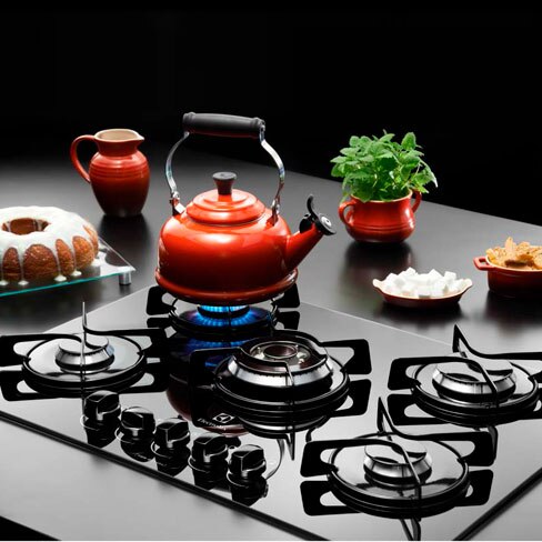 cooktop gás electrolux mesa vidro temperado