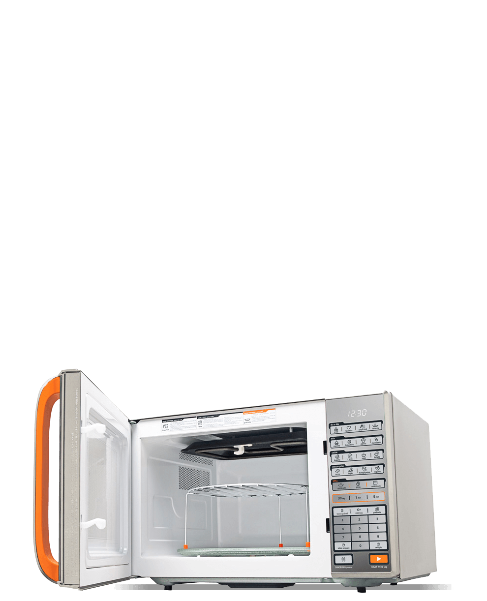 Forno Micro-ondas Midea Liva função limpa fácil