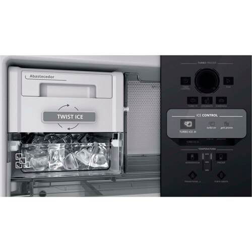 refrigerador brastemp inverse bre58ab twist ice