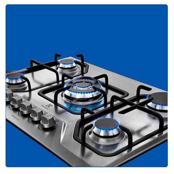 Cooktop Electrolux 5 Bocas GT75X botões removíveis