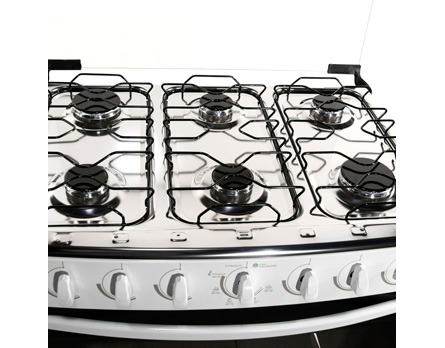 Mesa inox selada - Líquidos e sujeiras não atingem o interior do fogão