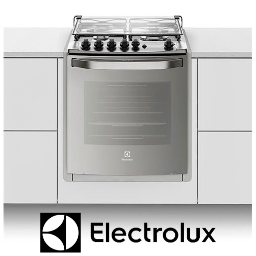 Fogão de Embutir Electrolux 4 Bocas 56EAX fogão embutir electrolux 4 bocas 56eax