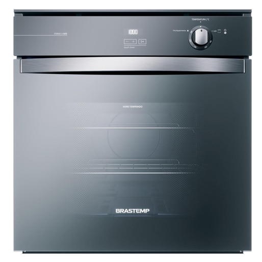 Forno Gás Embutir Brastemp BOA84AR Inox