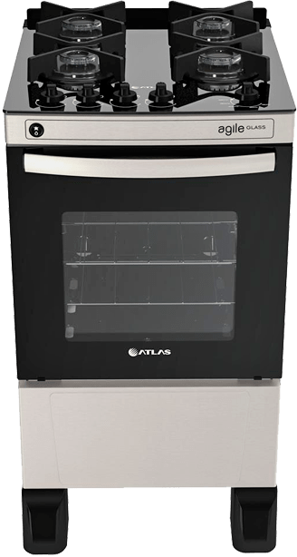 Fogão Atlas Agile Glass 4 Bocas