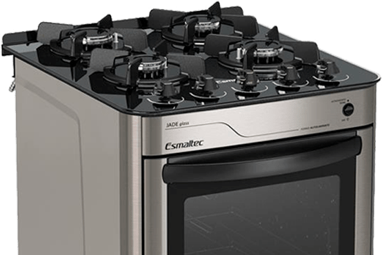 Fogão Esmaltec Jade Glass forno