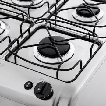 fogão Electrolux quatro bocas Chef Inox 52SPX Inox detalhe