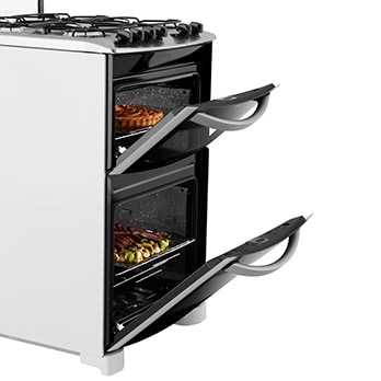 fogão Electrolux quatro bocas Celebrate 56DB fornos