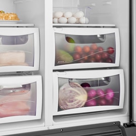 Refrigerador Side by Side Electrolux SH72X gavetões