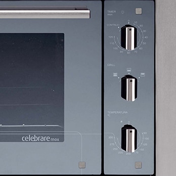 forno de embutir elétrico Mueller Celebrare Inox painel