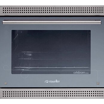 forno de embutir elétrico Mueller Celebrare Inox visor