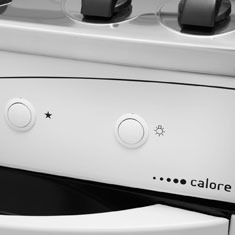 fogão Continental quatro bocas Calore Bivolt Branco botões