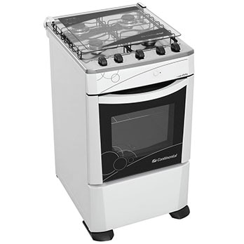 Fogão de piso Continental Affeto 4 bocas