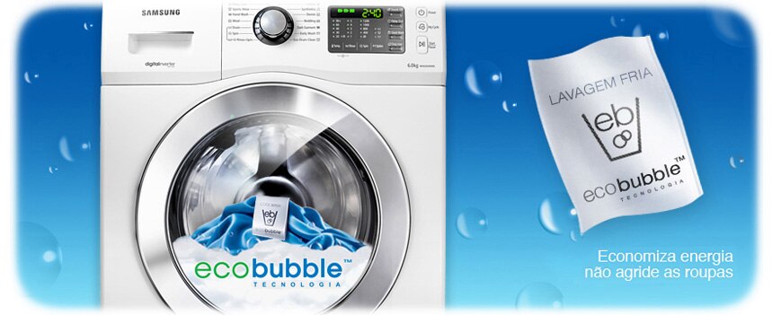 Lava e Seca Samsung com Eco Bubble