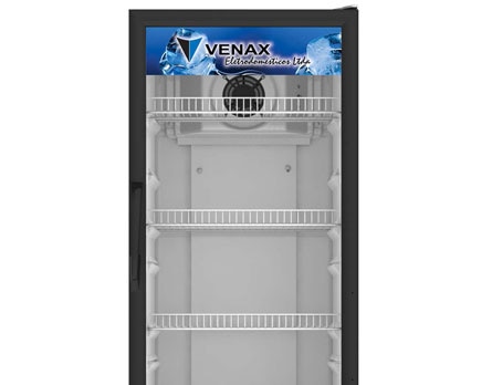 refrigerador expositor vertical Venax VV 300 Branco detalhe