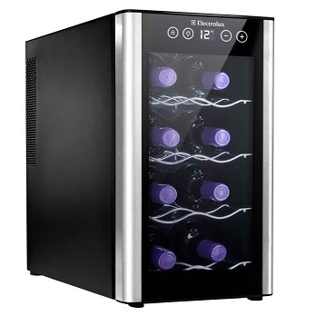 adega de vinho Electrolux ACS08 de lado