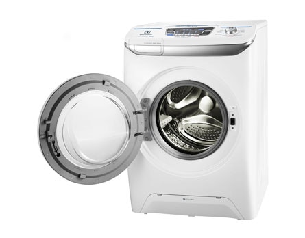 lavadora e secadora de roupas Electrolux LSI09 aberta