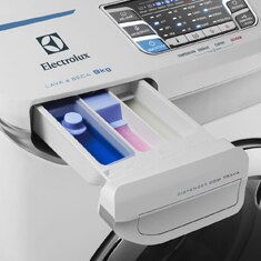 lavadora e secadora de roupas Electrolux LSI09 dispenser
