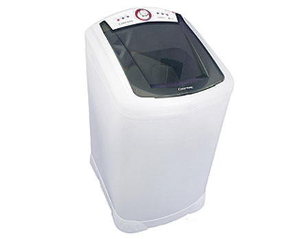 Tenha mais praticidade com a Lavadora de Roupas Colormaq LCM - Tamanho compacto e tampa com sistema retrátil são pontos fortes