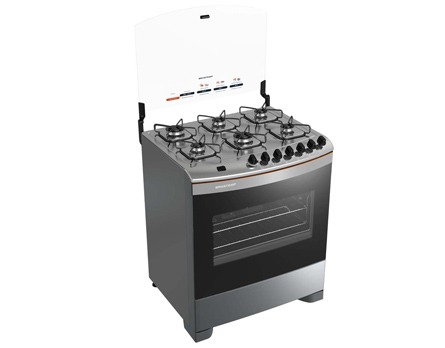 fogão Brastemp 6 bocas Clean BF076CR