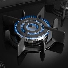fogão Brastemp 5 bocas Ative Top Glass BF375AB queimador