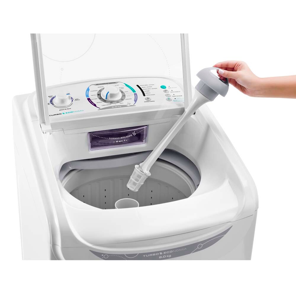 lavadora de roupas Electrolux 8kg Turbo Economia LTD09 detalhe