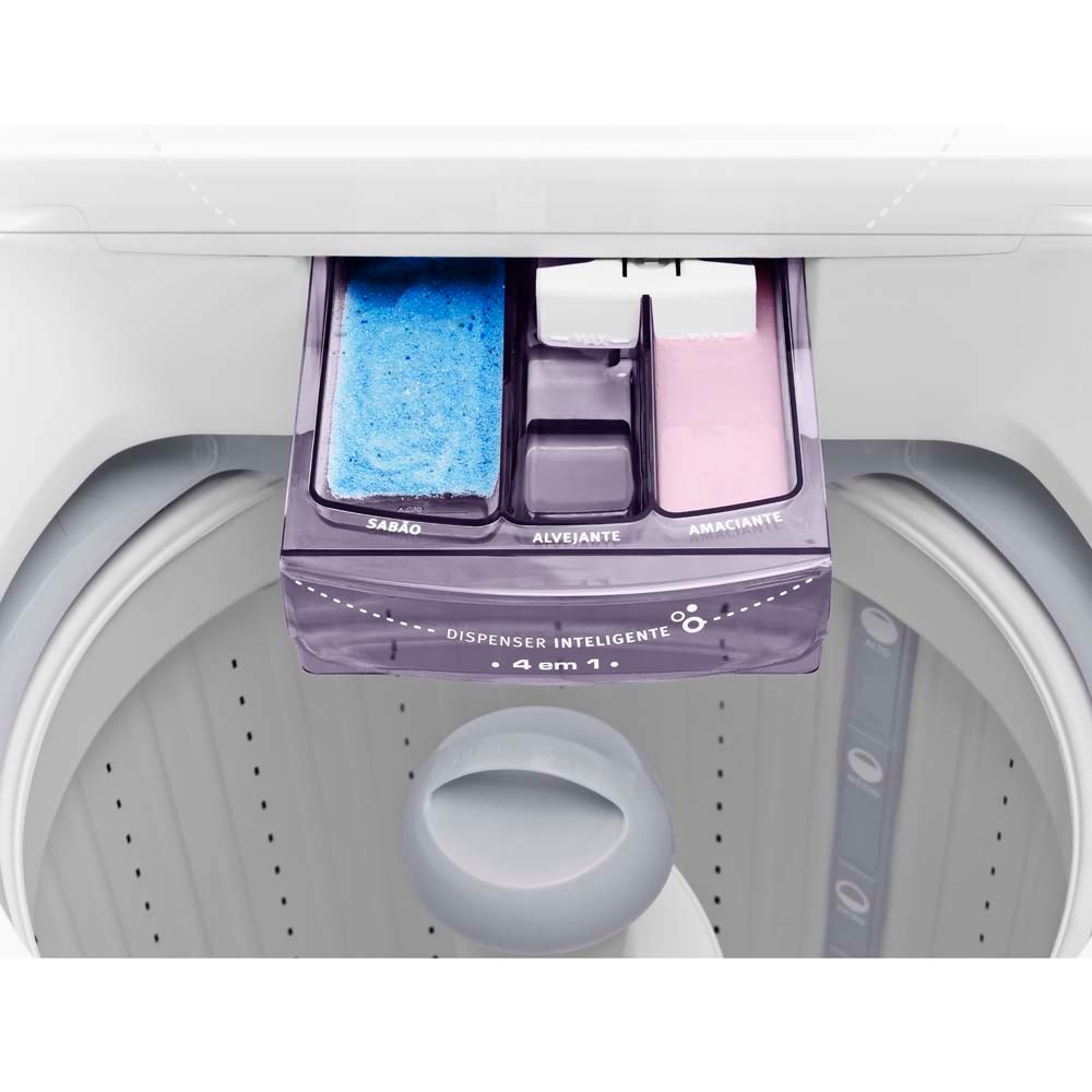 lavadora de roupas Electrolux 8kg Turbo Economia LTD09 dispenser