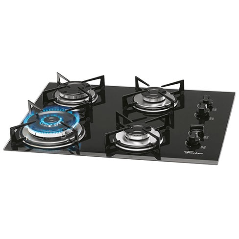 cooktop gás 4 bocas fischer acendimento superautomático